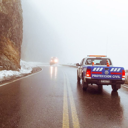 Alerta vial: nevadas y presencia de hielo en la zona del Paso Garibaldi