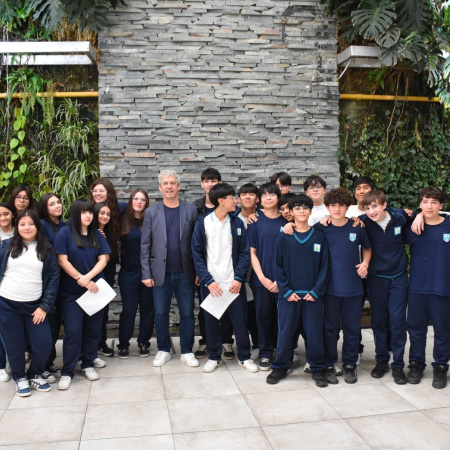 El juez Löffler brindó una charla sobre Derecho Constitucional a estudiantes de nivel secundario  