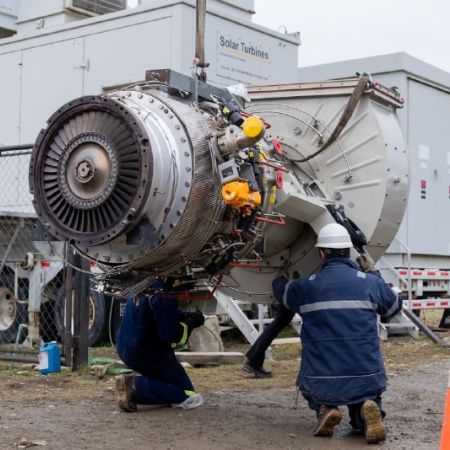 Concluyeron el mantenimiento integral de la turbina Taurus 60