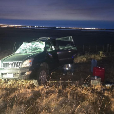 Una mujer hospitalizada tras un accidente en el puente de Río Grande