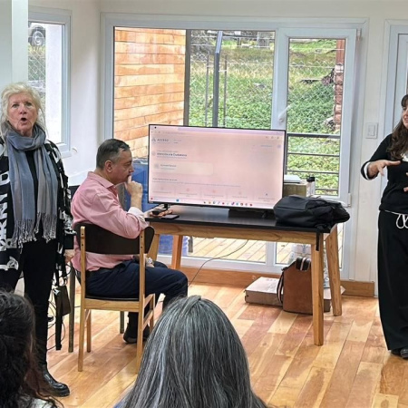 Presentaron la plataforma omnicanal de Acceso a Justicia a la comunidad de Almanza 