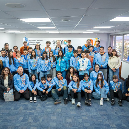 Melella recibió a deportistas fueguinos que participaron de los Juegos Patagónicos