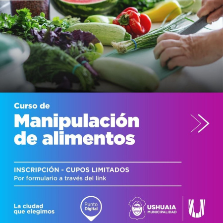 Abren la inscripciones para un nuevo curso de manipulación de alimentos