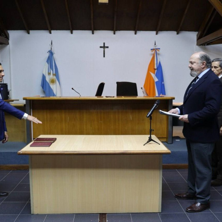 Lucas Berber juró como Juez Correccional y Contravencional de Ushuaia