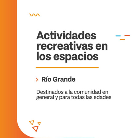 Gobierno continúa con sus actividades en el espacio comunitario Río Grande
