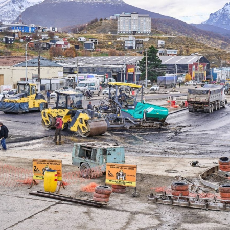 Auditores del FAMP evaluaron el avance del Paseo Costero de Ushuaia