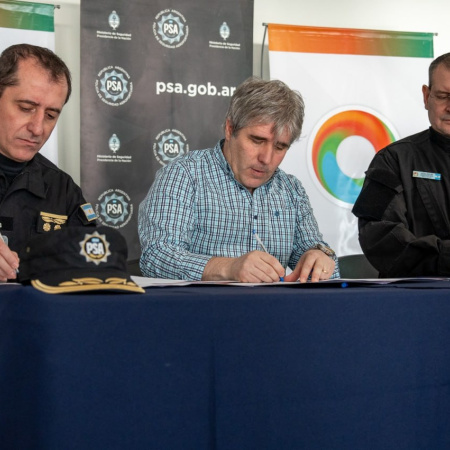 La Provincia y la PSA avanzan en acciones conjuntas para fortalecer la seguridad aeroportuaria