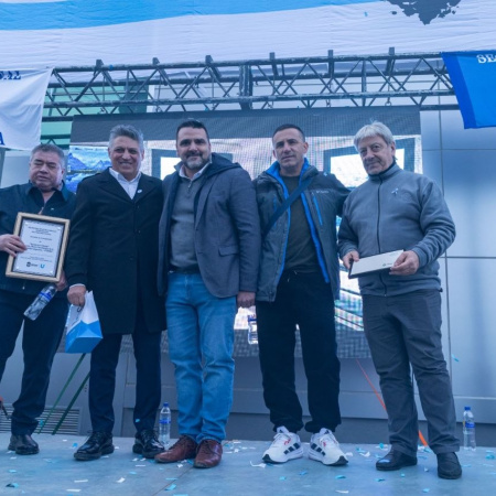 Vuoto acompañó la inauguración del sanatorio de la UOM