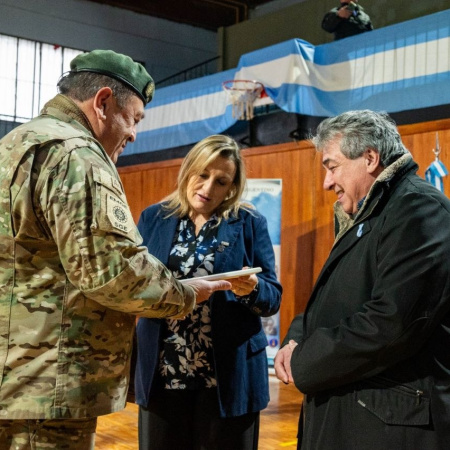 Con presencia del municipio se conmemoró el aniversario de la creación del Ejercito Argentino