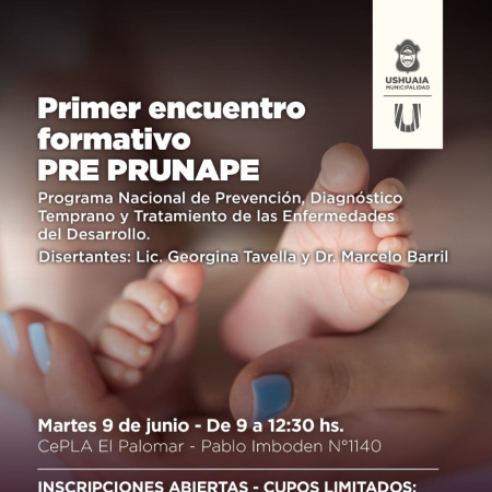 El Municipio invita al primer encuentro formativo del programa PRUNAPE