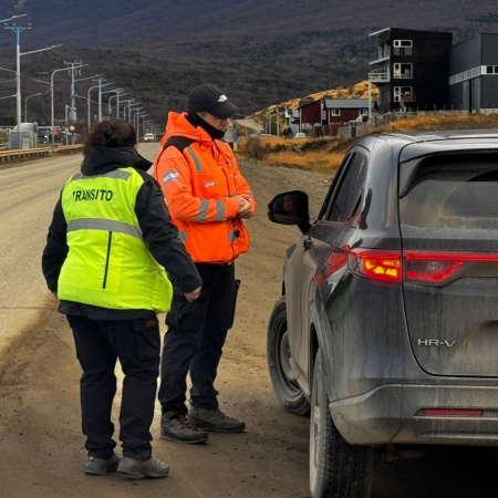 El Municipio realizó un operativo preventivo de seguridad vial en Héroes de Malvinas