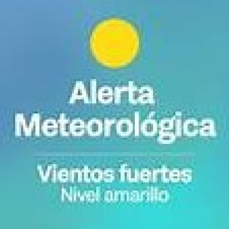 Alerta amarilla por fuertes vientos para este lunes 15 de junio