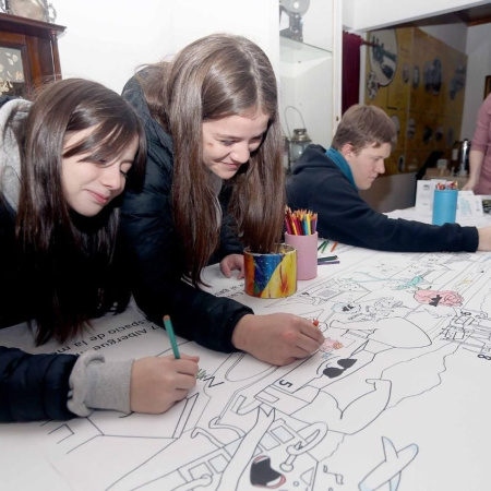 La Municipalidad presentó el mapa "Ushuaia, ciudad de murales" en Casa Pena