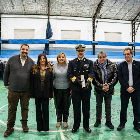 Funcionarios municipales participaron del acto por el 216° aniversario de la Prefectura Naval Argentina