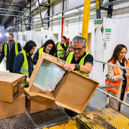 El Juzgado de Faltas Municipal realizó una nueva jornada de desnaturalización de expedientes destinado al reciclaje