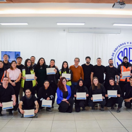 El Municipio entregó certificados a inspectores e inspectoras que completaron capacitación