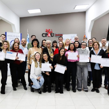 Entregaron certificados de la Formación Básica y las Prácticas de Observación en Mediación