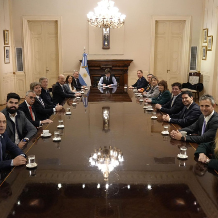 El Presidente encabezó una reunión de Gabinete en Casa Rosada