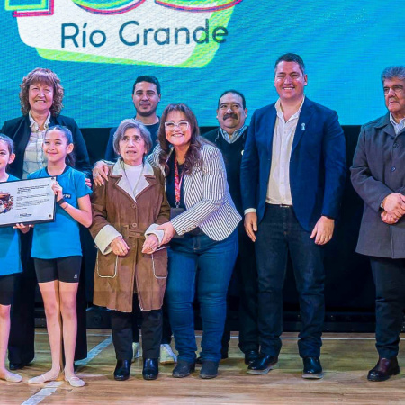 Funcionarios de gobierno paraticiparon de la celebración por el 105° aniversario de Río Grande