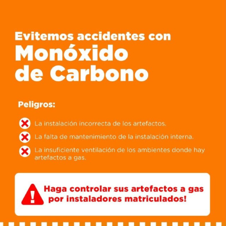 Piden tomar medidas preventivas para evitar intoxicación por monóxido de carbono
