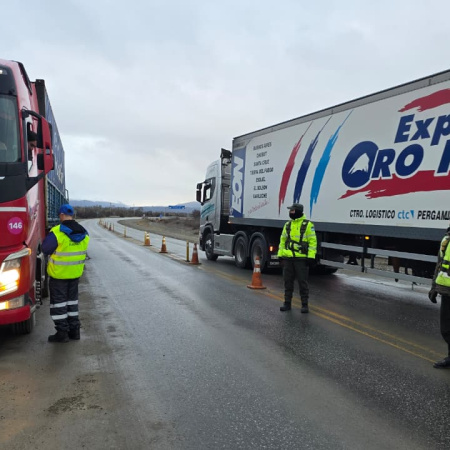 Organismos nacionales y provinciales realizan un operativo conjunto de control en la Ruta Nº 3