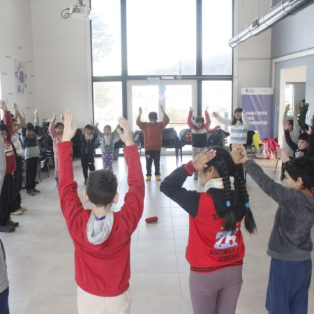 Las infancias disfrutaron de diversos talleres culturales en el KyD