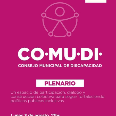 El Municipio convoca a una nueva plenaria del Consejo Municipal de Discapacidad