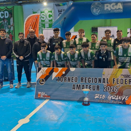 Futsal Sub 13 y Sub 15: Equipos de Río Grande se consagraron campeones de local