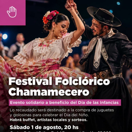 La Municipalidad acompañará la 3° edición del "Festival Folclórico Chamamecero"