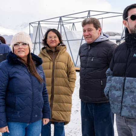 Melella volvió a ejercer el Ejecutivo y recorrió el predio donde se construirá la nueva usina