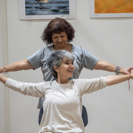 Casa Ushuaia realizó una nueva jornada del Taller de Movilidad para jubilados y jubiladas