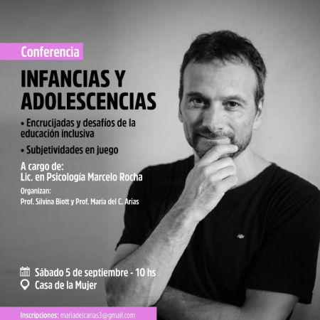 La Municipalidad acompaña la conferencia "Infancias y adolescencias: Encrucijadas y desafíos de la educación inclusiva"