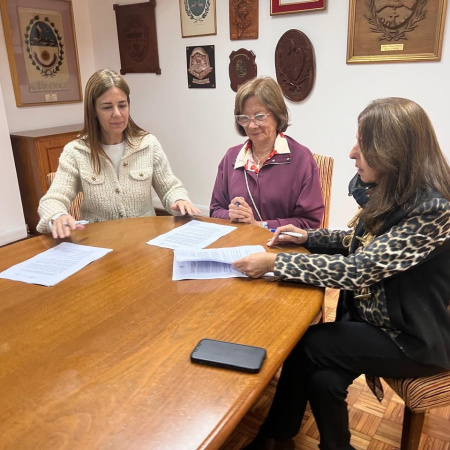 La doctora María del Carmen Battaini participó de la reunión de Comisión Directiva de JUFEJUS