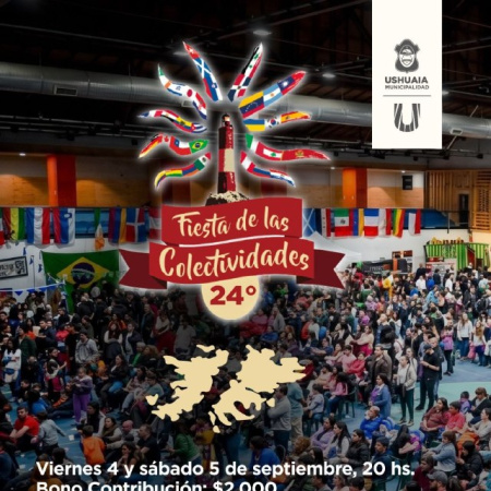 Ushuaia se prepara para la Fiesta de las Colectividades