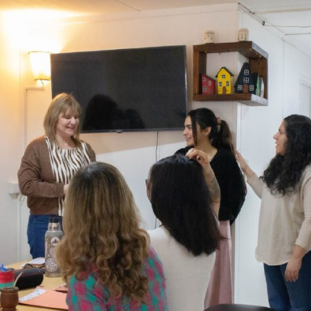 La ministra Di Giglio recorrió instituciones que colaboran con el sistema de salud