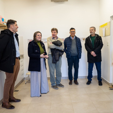 Melella recorrió el Centro de Desarrollo Infantil recientemente inaugurado en Ushuaia