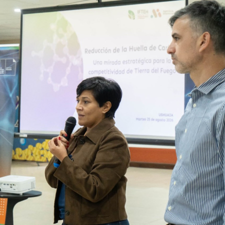 El Instituto Fueguino de la Transición Energética y el Hidrógeno realizó la jornada "Reducción de Huellas de Carbono"