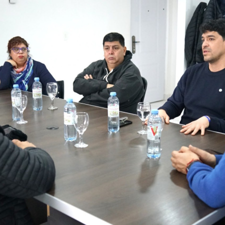 Vallaro recibió a la nueva Comisión Directiva de la Federación Fueguina de Futsal