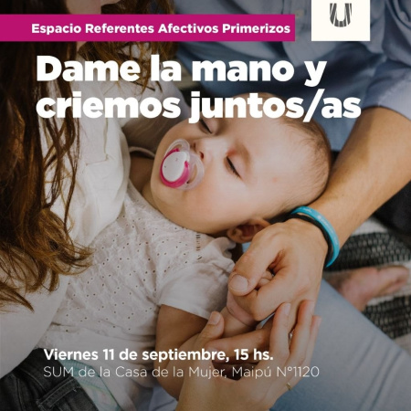 La Municipalidad invita a participar en el espacio "Dame la mano y criemos juntos/as"