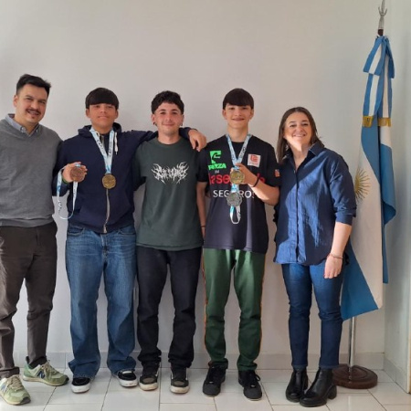 Deportistas que se consagraron a nivel nacional fueron recibidos por autoridades