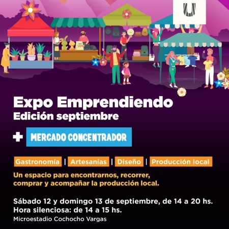 El Municipio invita a la Expo Emprendiendo + Mercado Concentrador este fin de semana