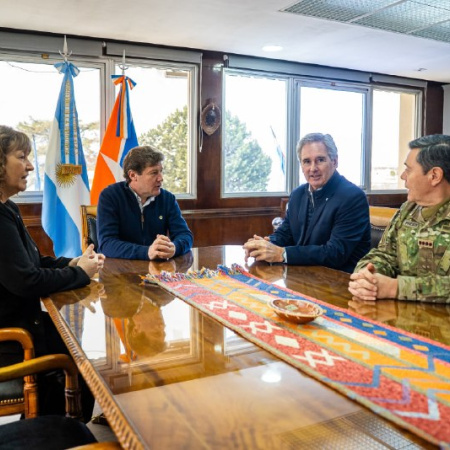 Melella recibió a funcionarios nacionales y respaldó la iniciativa de Milei