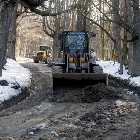 Dos Banderas: realizan mejoramiento en la traza vial