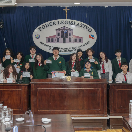 Alumnos y alumnas del CIEU simularon una sesión especial
