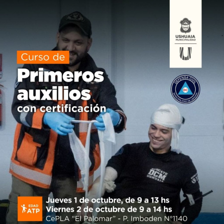 Defensa Civil dictará una capacitación en primeros auxilios y RCP