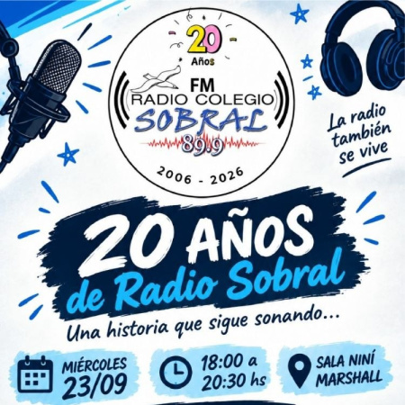 La Municipalidad acompañará la radio abierta "20 años de Radio Sobral"