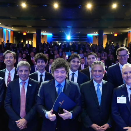 Milei disertó en Nueva York con eje en la defensa de los valores occidentales