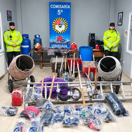 Ushuaia: allanamientos en el Peniel II terminaron con un aprehendido y elementos secuestrados