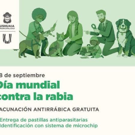 Campaña gratuita de vacunación antirrábica y desparasitación para mascotas