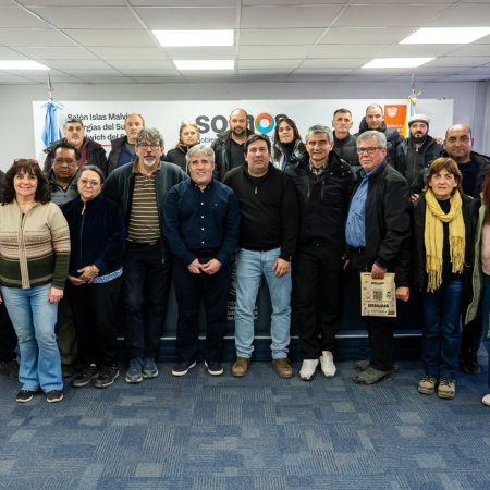 Canals recibió a representantes de la Federación Argentina de Trabajadores Viales